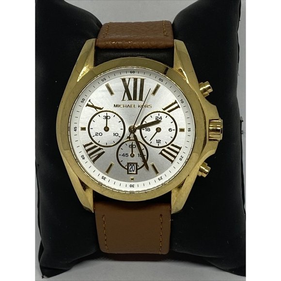 Michael Kors Bradshaw MK5743 Womens Brown Leather